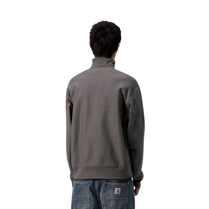 Carhartt WIP Half Zip American Script Sweat - Porphyry