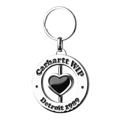 Carhartt WIP Modality Keychain - Zinc Alloy Silver