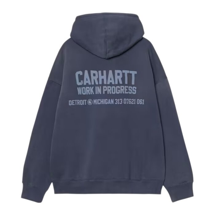 Carhartt WIP Hooded Distance Sweatshirt - Jupiter (Stone Dyed)