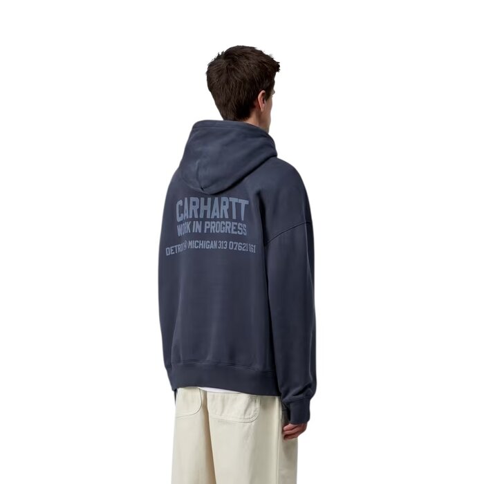 Carhartt WIP Hooded Distance Sweatshirt - Jupiter (Stone Dyed)