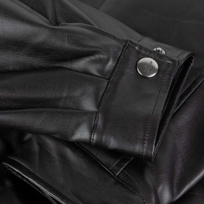 Dime Debossed Wavy Jacket - Black