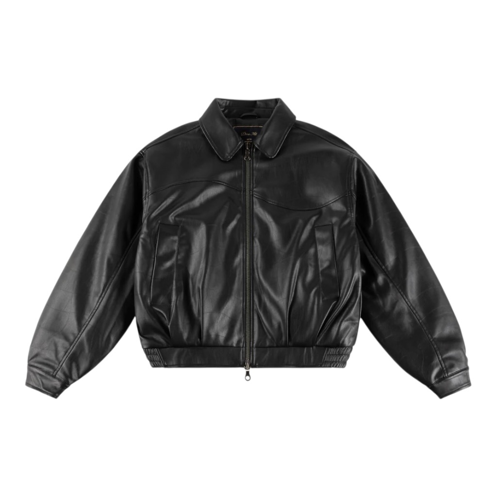 Dime Debossed Wavy Jacket - Black