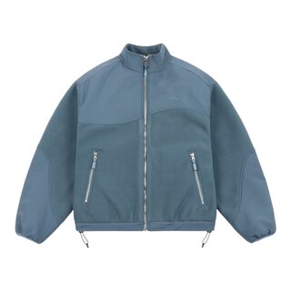 Dime Heavyweight fleece Jacket - Slate Blue