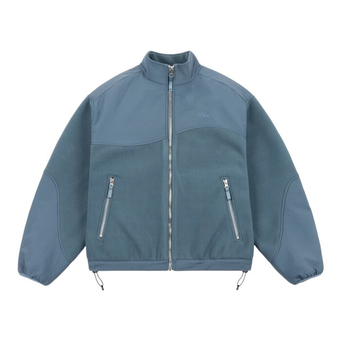 Dime Heavyweight fleece Jacket - Slate Blue
