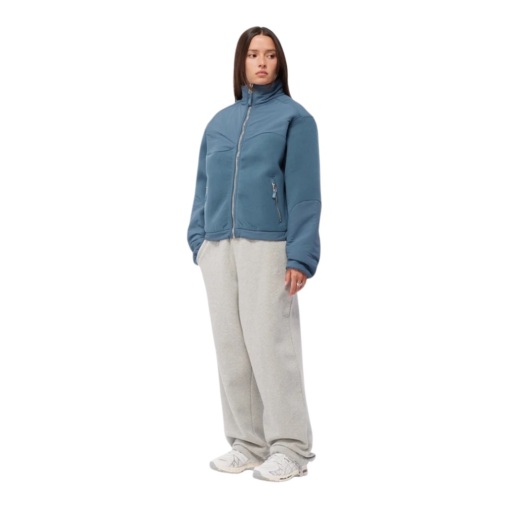 Dime Heavyweight fleece Jacket - Slate Blue