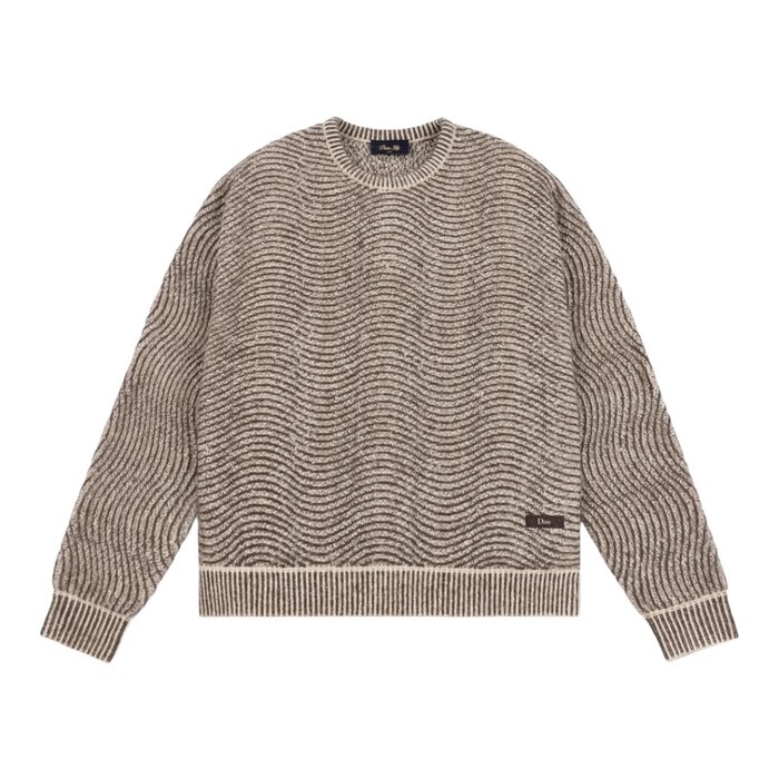 Dime Mohair Wave Knit - Camel
