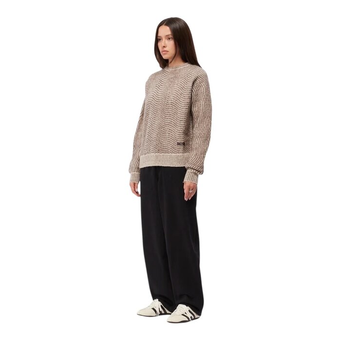 Dime Mohair Wave Knit - Camel