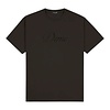 Cursive Small Logo T-shirt  - Black