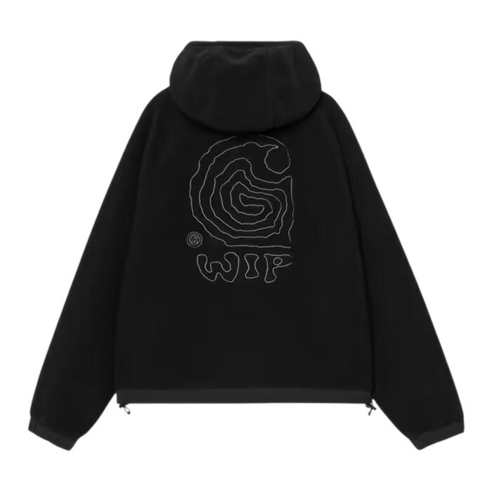 Carhartt WIP Hooded Helix Fleece - Black/Porphyry