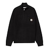 Detroit Half Zip Sweater - Black