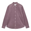 L/S Madison Fine Cord Shirt - Phlox/Phlox