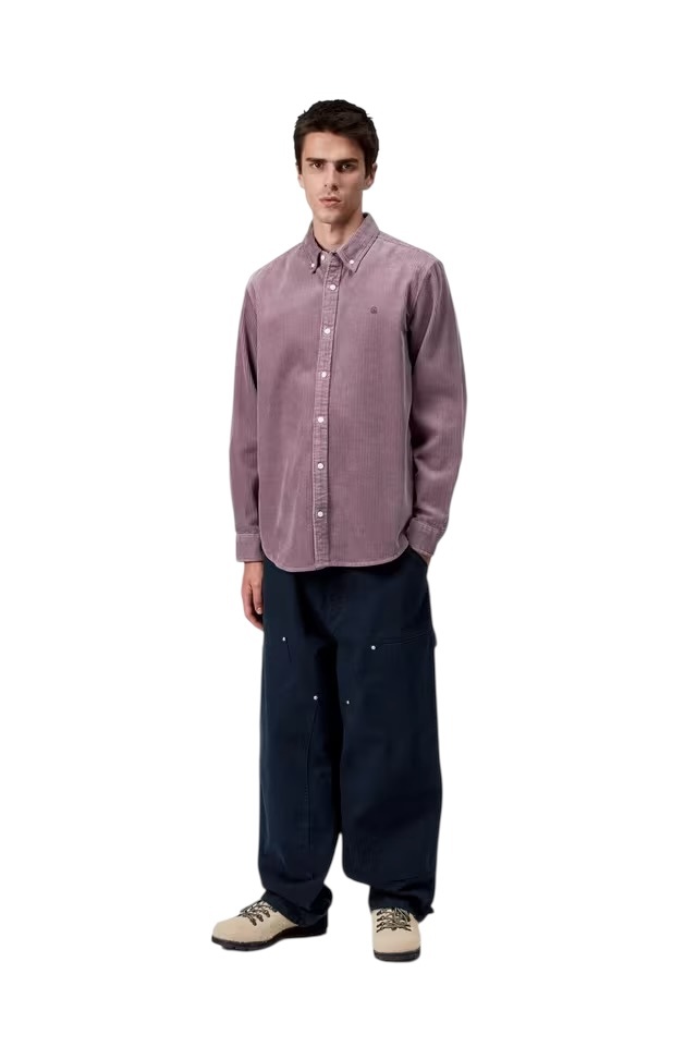 Carhartt WIP L/S Madison Cord Shirt - Phlox/Phlox