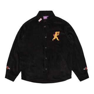 Jacker Baiju Corduroy Overshirt - Black