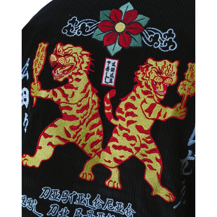 Jacker Baiju Corduroy Overshirt - Black