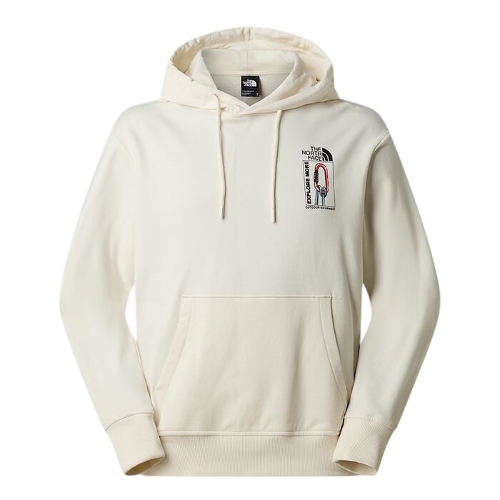 The North Face Explore Gear Relaxed Hoodie - White Dune