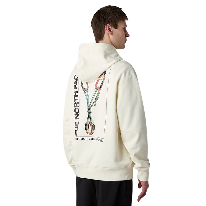 The North Face Explore Gear Relaxed Hoodie - White Dune