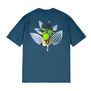 Magenta Pomme Tee - Petrol Blue