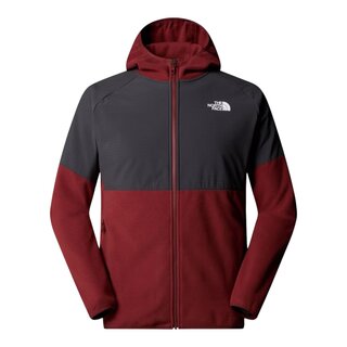 The North Face M' Glacier Heavyweight Full Zip Hooded - Sumac/ Asphalt Grey