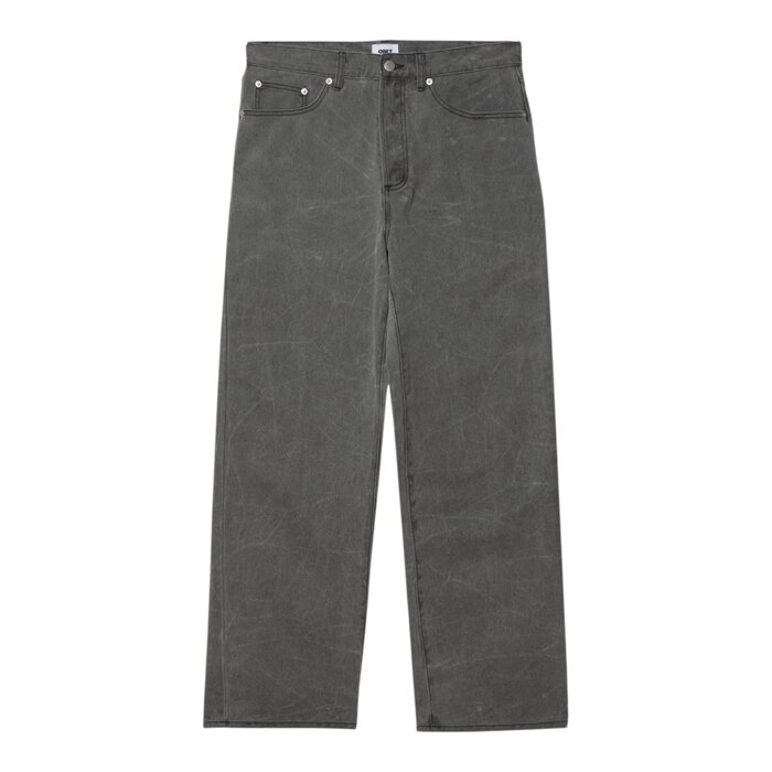 Obey Classic Wrinkle Baggy Denim - Black Wrinkle Wash