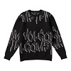 Stone Jacquard Sweater - Black