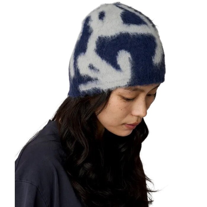 Gramicci Mohair Burly Runningman Beanie - Midnight