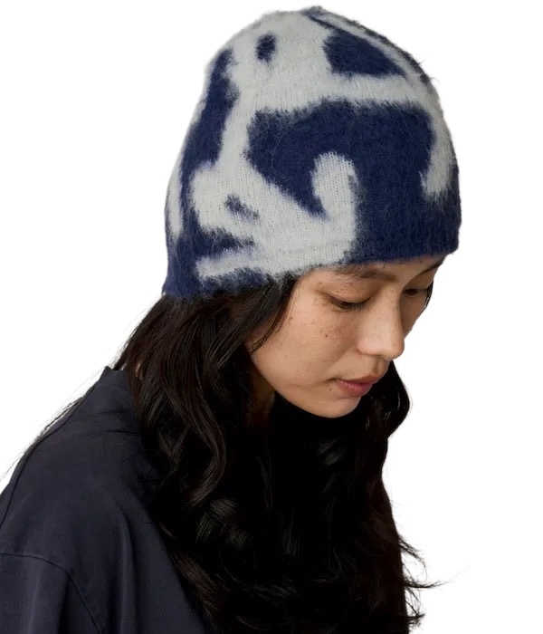 Gramicci Mohair Burly Runningman Beanie - Midnight