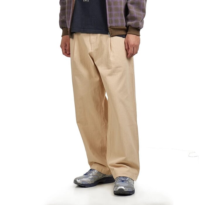 Butter Pleated Trousers - Sandstone