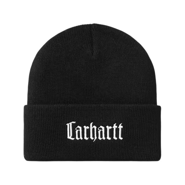 Carhartt WIP Schooling Beanie - Black/Wax