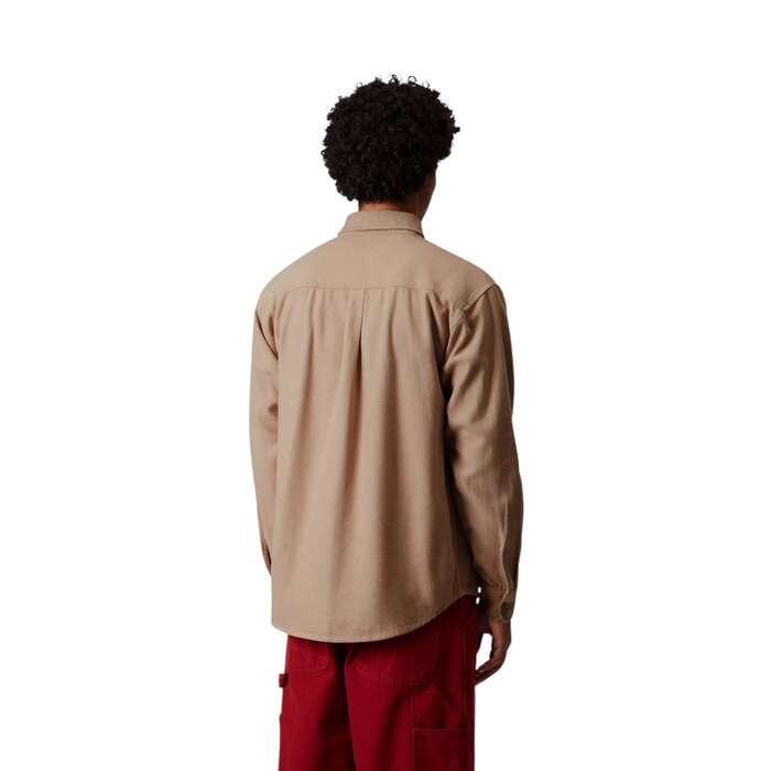 Carhartt WIP L/S Edgar Shirt - Peanut / Wax