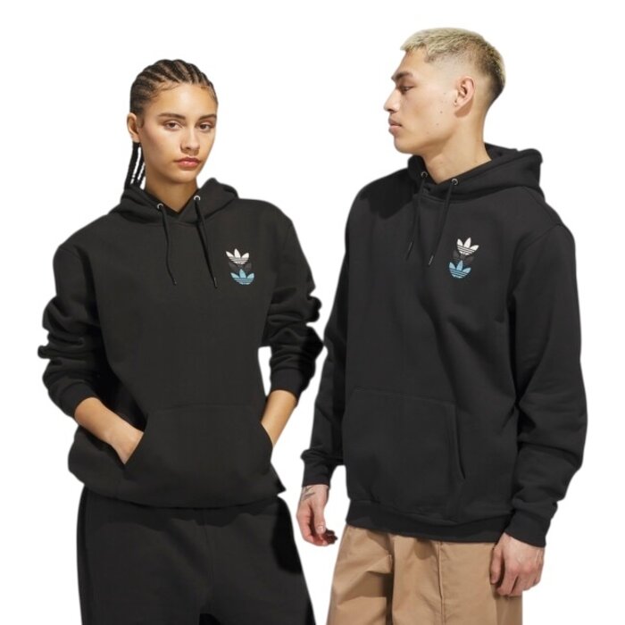 Adidas Skateboarding Triple Trefoil Hoodie - Black