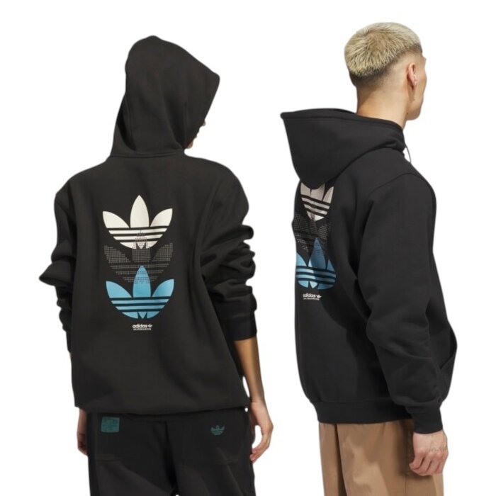 Adidas Skateboarding Triple Trefoil Hoodie - Black