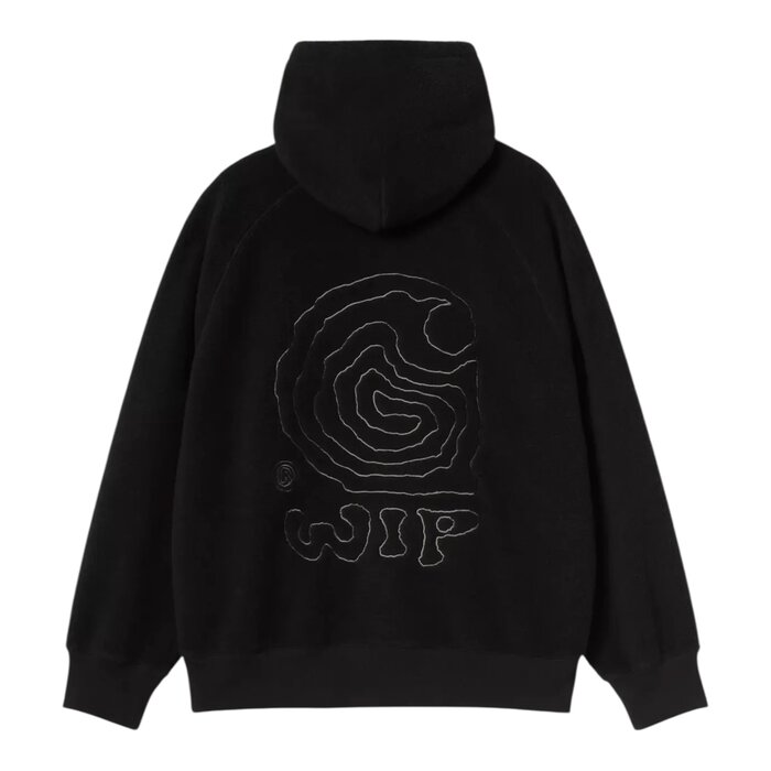 Carhartt WIP Hooded Helix Sweat - Black/Porphyry