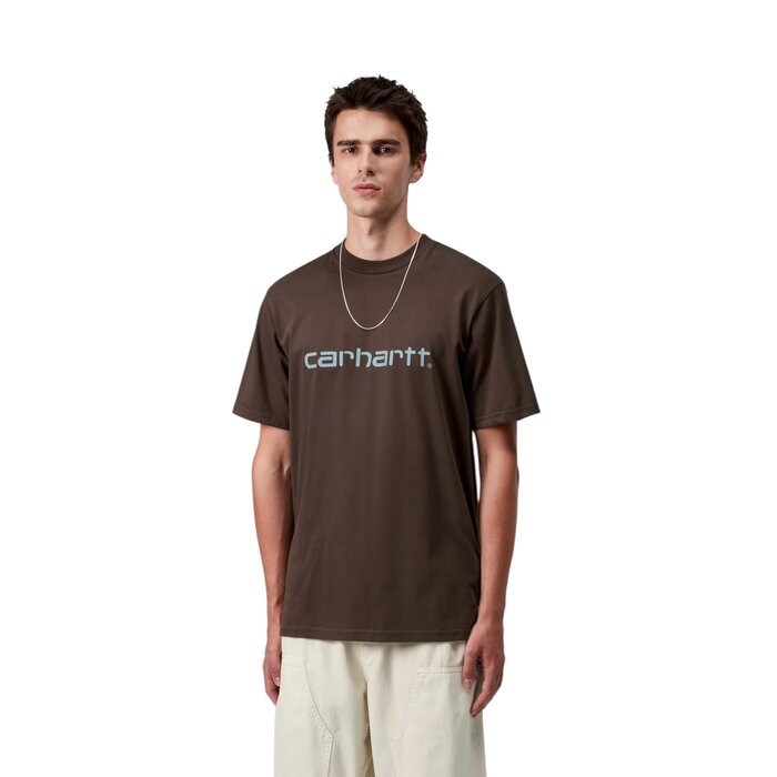 Carhartt WIP S/S Script T-Shirt - Vitola/Citadel