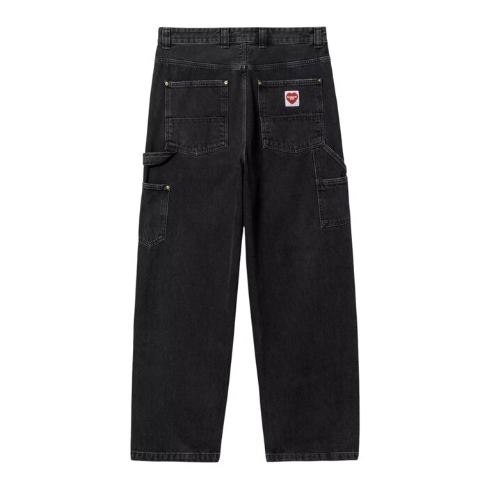 Carhartt WIP Nash Double Knee Pant - Black (Stone Washed)