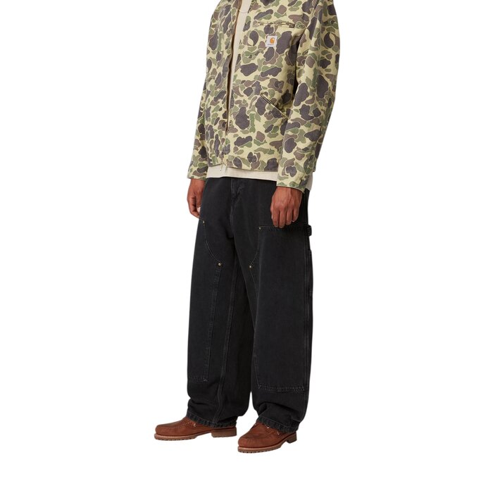 Carhartt WIP Nash Double Knee Pant - Black (Stone Washed)
