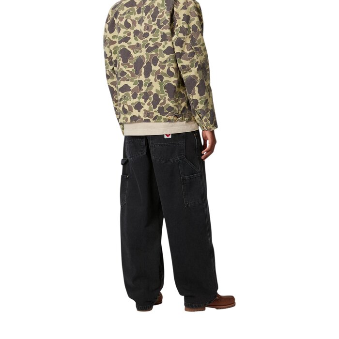 Carhartt WIP Nash Double Knee Pant - Black (Stone Washed)