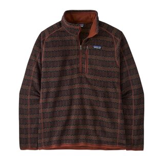 Patagonia M's Better Sweater 1/4 Zip - Woven Together/Dried Vanilla