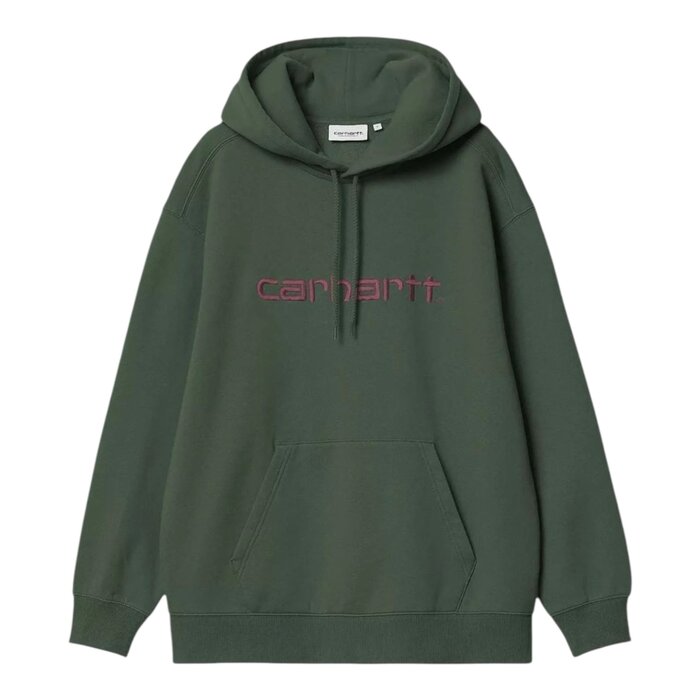 Carhartt WIP W' Hooded Carhartt Sweat - Sycamore Tree/Rondo