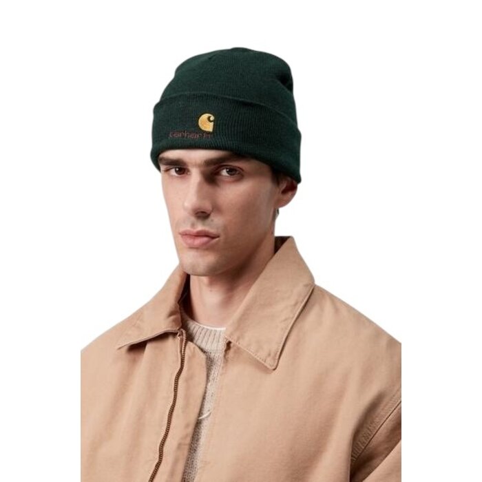 Carhartt WIP American Script Beanie - Dark Fir