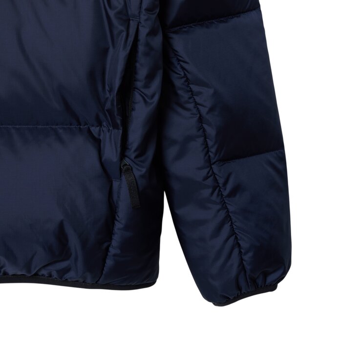 Lacoste Doudoune à Capuche Courte Déperlante - Bleu Marine