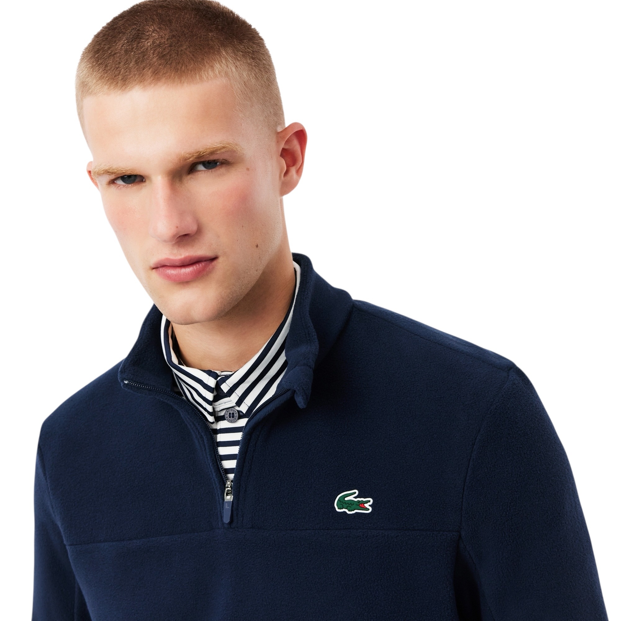 Lacoste Midlayer Quart-Zip Golf Polaire