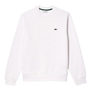 Lacoste Sweatshirt Molleton Col Rond - Blanc 001