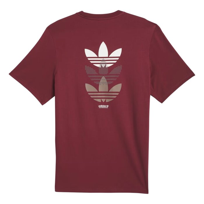 Adidas Skateboarding Skate Triple Trefoil T-Shirt - Shadow Red