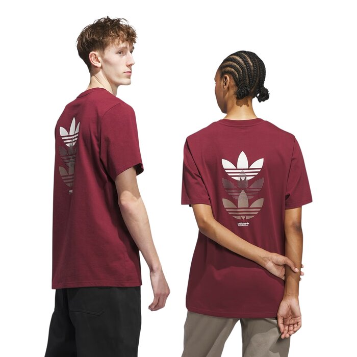 Adidas Skateboarding Skate Triple Trefoil T-Shirt - Shadow Red
