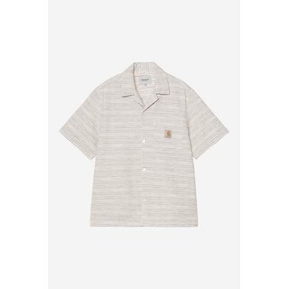 Carhartt WIP S/S Gellar Shirt - Gellar Stripe/Wax Rinsed