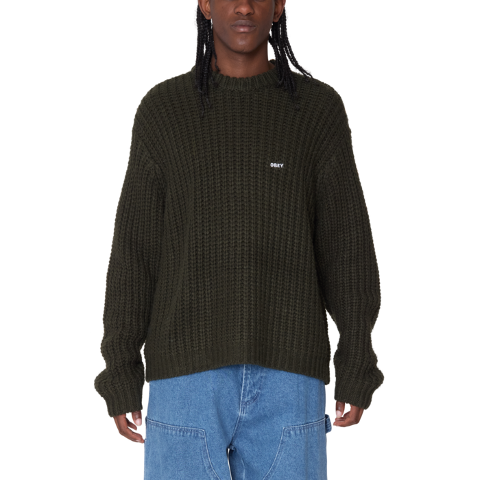Obey Bold Chunky Sweater - Rosin