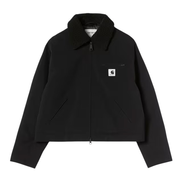 Carhartt WIP W' Newkirk Jacket - Black/Wild Dog Print