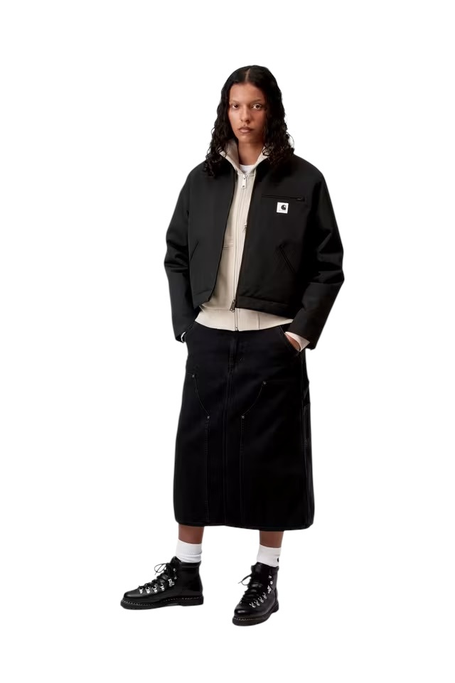 Carhartt WIP W' Newkirk Jacket - Black/Wild Dog Print