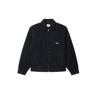 Obey Vernon Zip  Jacket - Navy Multi