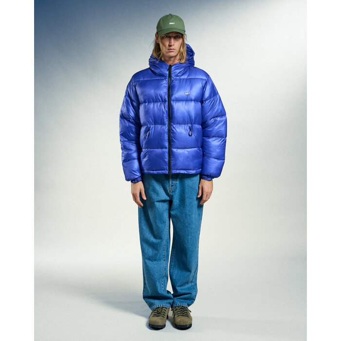 Obey Stratus Puffer Jacket - Blue